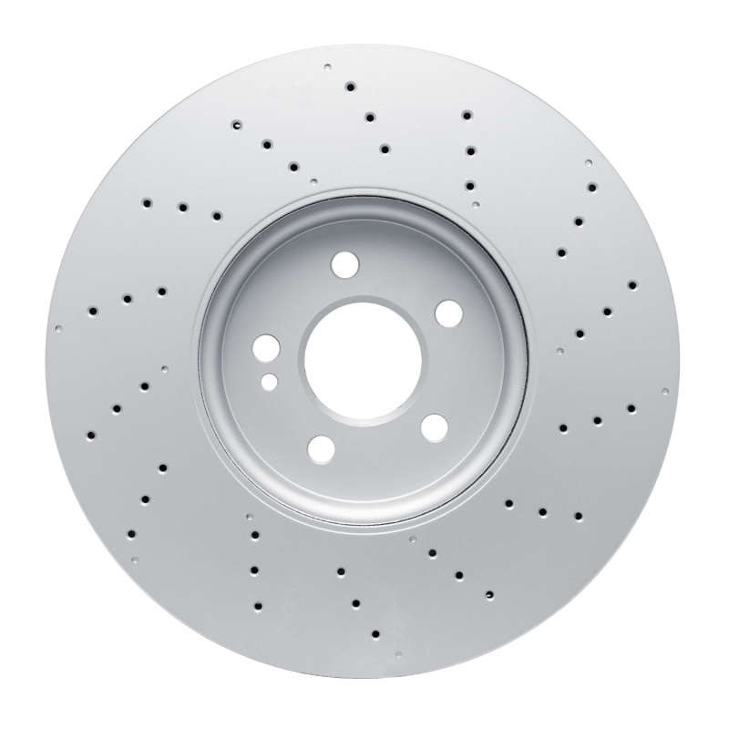 Mercedes-Benz A35 AMG Brake Rotor (1) - Front - R1 Concepts - GeoSPEC Coated Rotor - Drilled - `20-`22